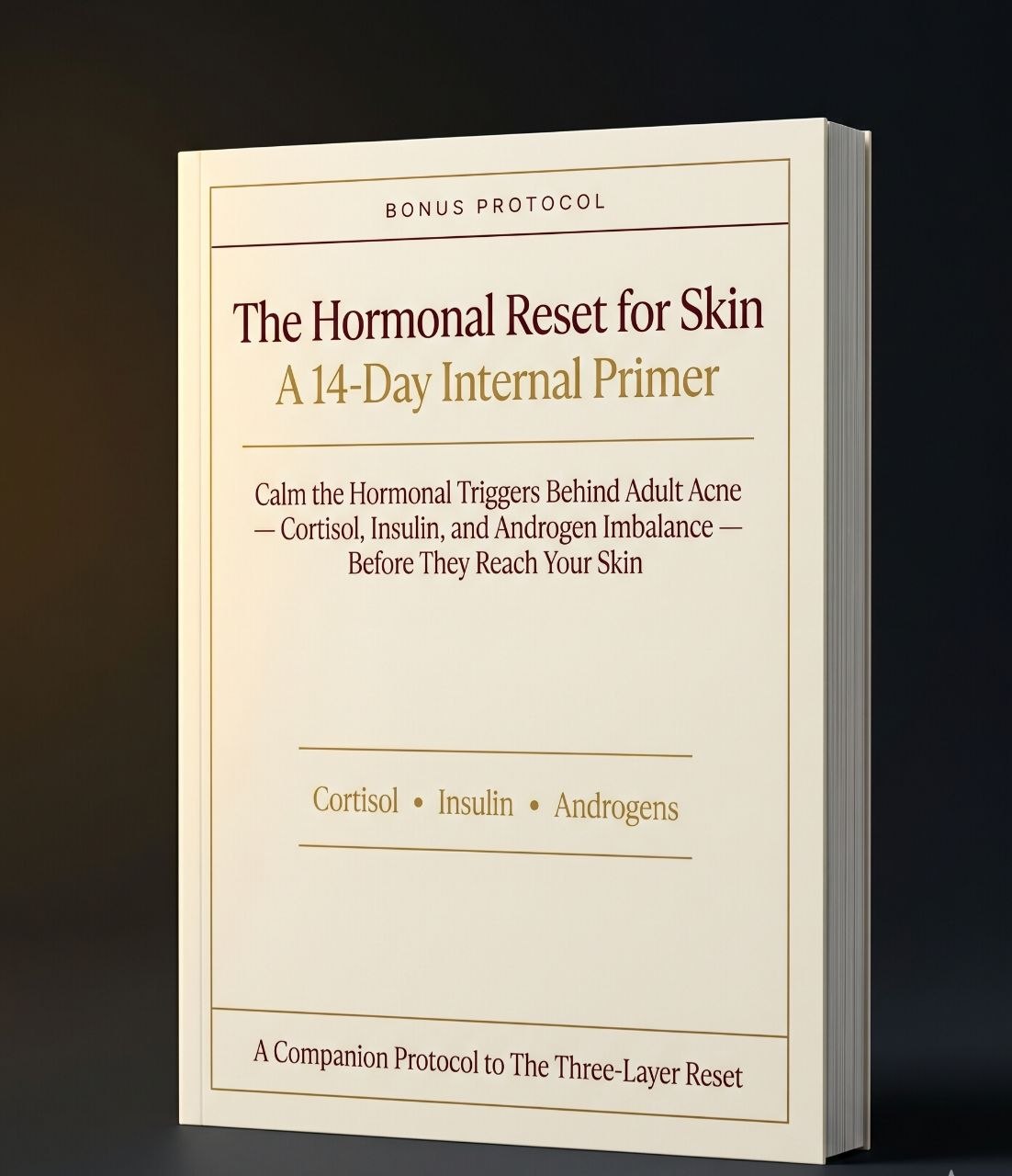 The Hormonal Reset for Skin — bonus protocol cover